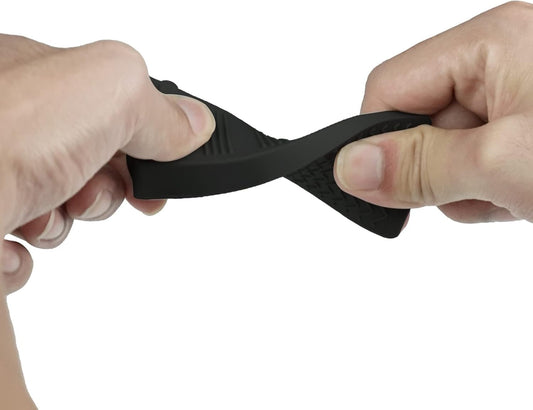 10 Pezzi cuneo fermaporta gomma, Altezza Regolabile Antiscivolo Antigraffio ferma porta da pavimento, ferma porte Protezioni per Balcone, Camerette, Cucina, Bagno, Ufficio, Hotel (Nero)