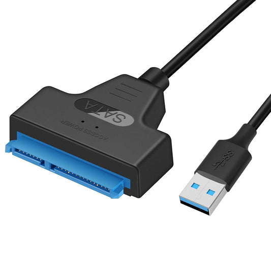 Cavo per SSD 2.5 e HDD, adattatore SATA 3.0 verso USB, convertitore per hard disk portatili, connettore dati veloce, compatibile con dischi SATA e SSD