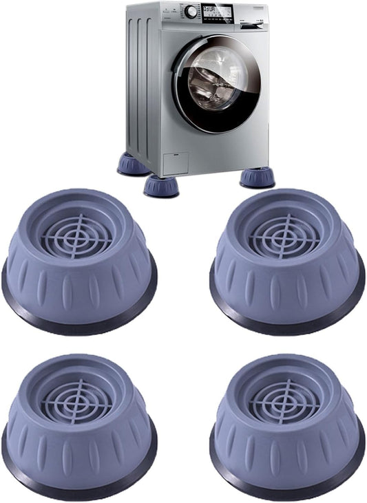 Piedini Antivibrazione per Lavatrice - Set di 4 Cuscinetti in Gomma Antiscivolo Universali