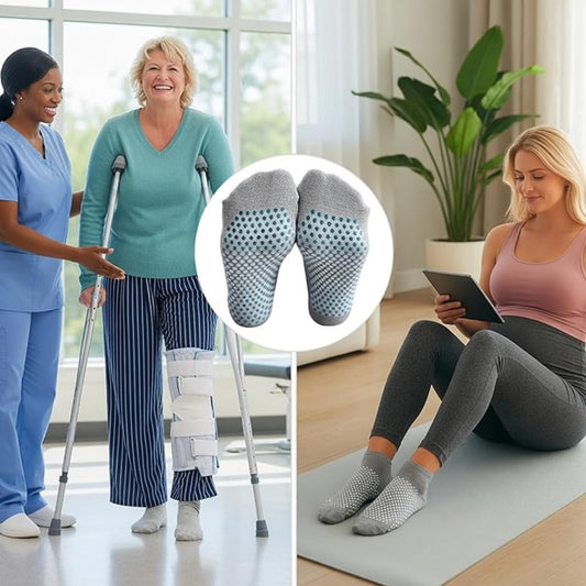 Calzini Yoga Antiscivolo Donna e Uomo, 3 Paia Neri con Gommini Bianchi, Calze Pilates con Grip, Calzini Antiscivolo per Yoga, Pilates, Barre, Danza e Fitness, Cotone Traspirante, Taglia Unica