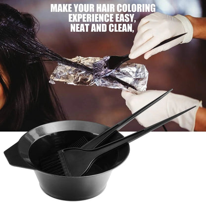 Kit per Tinta Capelli con Ciotola e Pennello – Set Professionale per Colorazione, Ideale per Casa e Salone