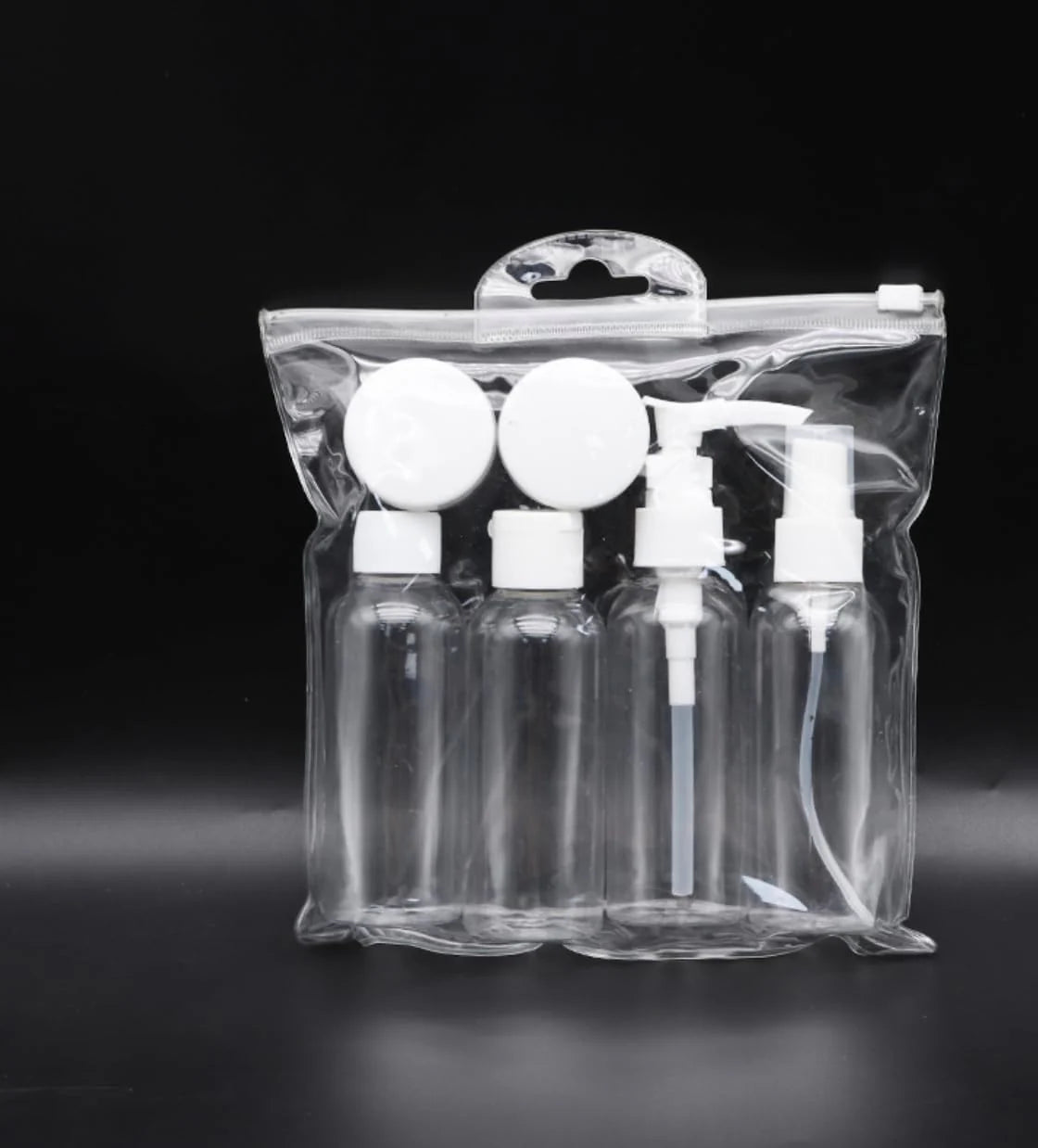 Set Contenitori da Viaggio per Liquidi 100 ml – Flaconi Riutilizzabili per Aereo