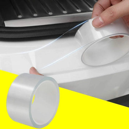 Rotolo Pellicola Protettiva Trasparente per Auto, Moto e Bicicletta – Antigraffio, 5 × 10 m