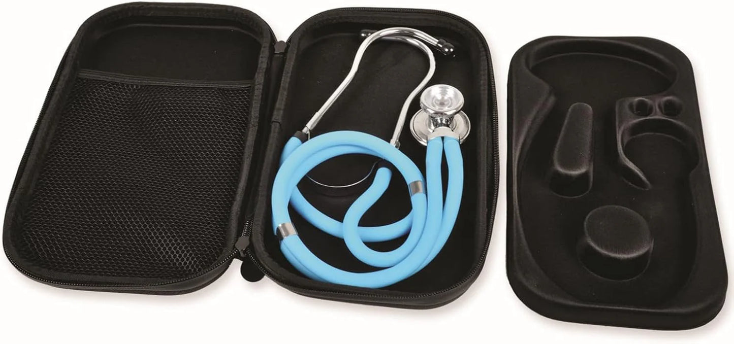 Porta Stetoscopio Rigido Nero – Custodia Protettiva per Fonendoscopio, Ospedale e Lavoro
