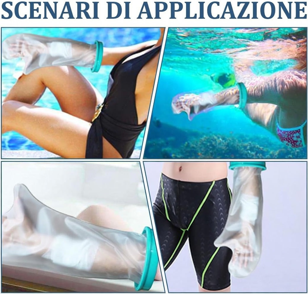 Coprigesso Impermeabile per Braccio e Mano – Protezione Doccia per Adulti con Tenuta Stagna