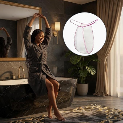 Slip Tanga Monouso Donna in TNT Confezione da 100 Pezzi per Estetica, SPA e Trattamenti