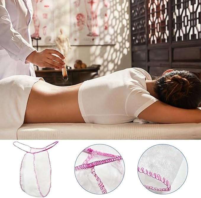 Slip Tanga Monouso Donna in TNT Confezione da 100 Pezzi per Estetica, SPA e Trattamenti